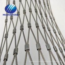 Zoo mesh rope netting decorative mesh price stainless steel wire rope cable mesh